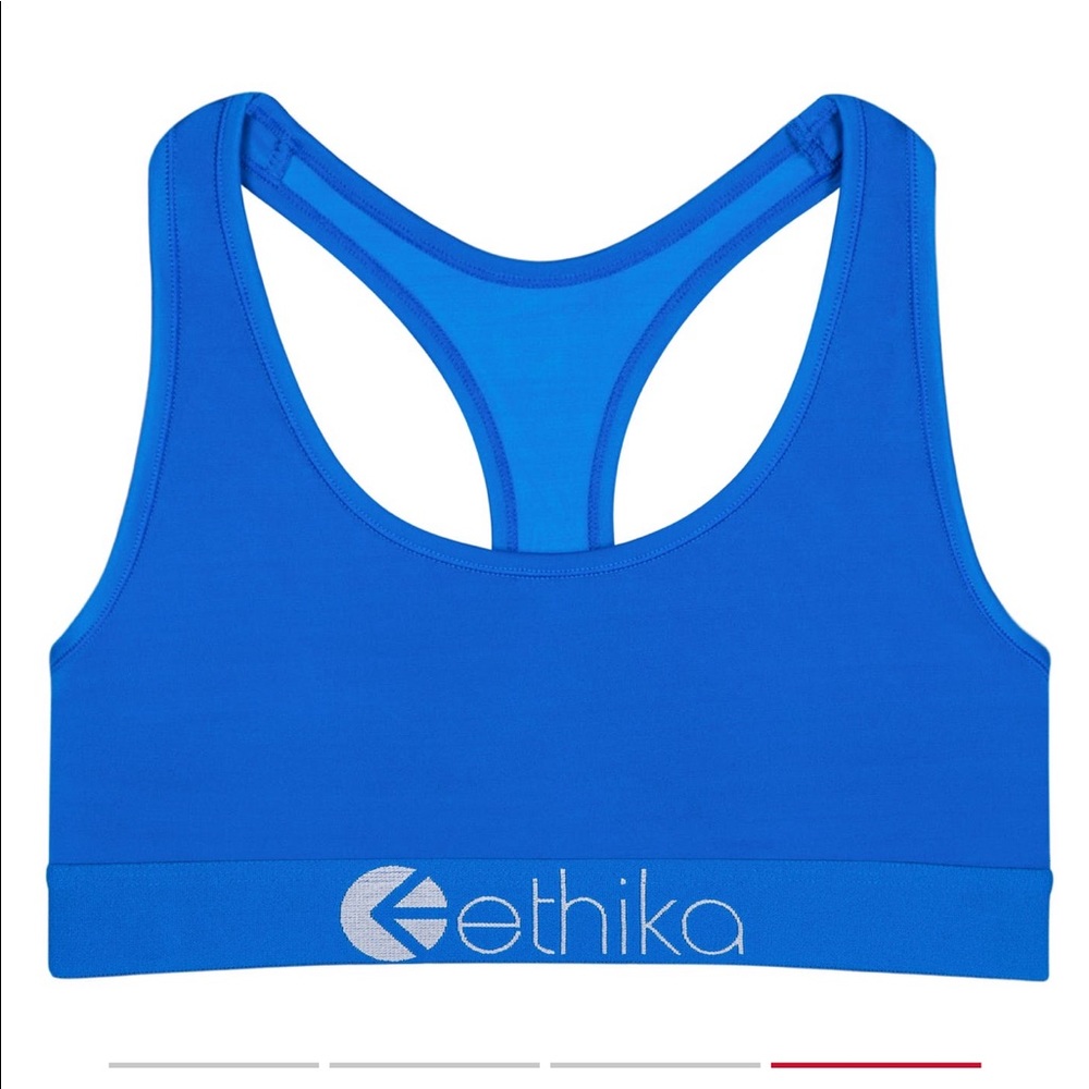 Ethika blue sports bra